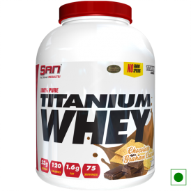 100% Pure Titanium Whey 5lb Chocolate Graham Cracker